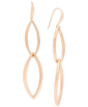 Robert Lee Morris Soho Interlocking Link Double Drop Earrings