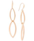 Robert Lee Morris Soho Interlocking Link Double Drop Earrings