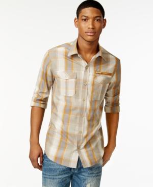 Sean John Multi-tonal Plaid Shirt