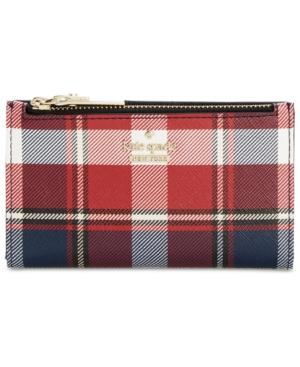 Kate Spade New York Cameron Street Rustic Plaid Mikey Wallet