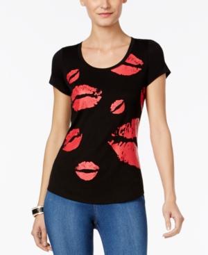 Thalia Sodi Kiss Graphic T-shirt, Created For Macy's