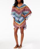 Miraclesuit Casbah Cotton Printed Tassel Caftan Cover-up Women's Swimsuit