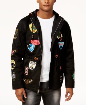 Reason Men's Four Corners Hooded Patch Jacket
