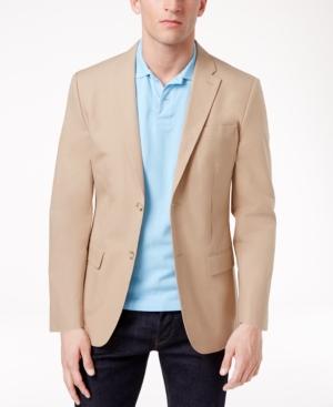 Perry Ellis Men's Slim-fit Cotton Blazer