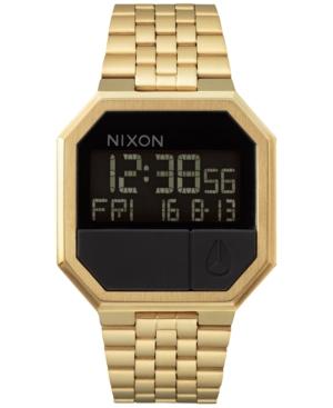 Nixon Men's Re-run Digital Stainless Steel Bracelet Watch 39mm A158