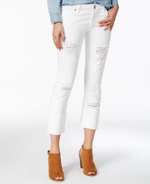 True Religion Liv Ripped Cuffed Jeans