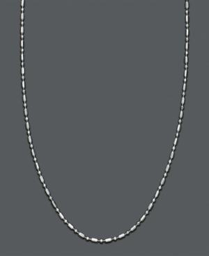 Giani Bernini Necklace, Sterling Silver Dot Dash Chain 20