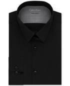 Calvin Klein X Men's Extra-slim Fit Thermal Stretch Performance Solid Dress Shirt