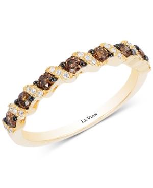 Le Vian Chocolatier Diamond Band (1/3 Ct. T.w.) In 14k Gold