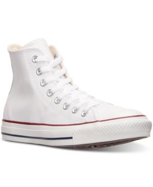 Converse Men's Chuck Taylor High Leather Casual Sneakers From Finish Line