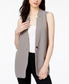 Bar Iii Illusion-back Blazer Vest, Only At Macy's