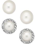 Charter Club Imitation Pearl Stud Earring Duo, Created For Macy's