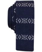 Bar Iii Men's Fair Isle Knit Slim Tie, Only At Macy's