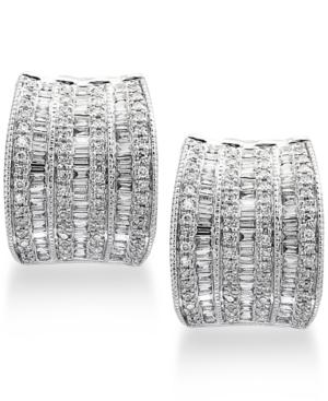 Classique By Effy Diamond Hoop Earrings (1-1/10 Ct. T.w.) In 14k White Gold