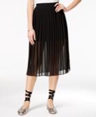 Shift Juniors' Pleated Chiffon Skirt, Only At Macy's