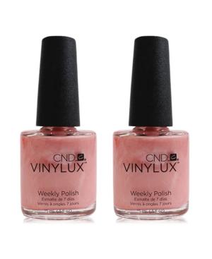 Creative Nail Design Vinylux Strawberry Smoothie Nail Polish Duo (two Items), 0.5-oz, From Purebeauty Salon & Spa