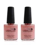 Creative Nail Design Vinylux Strawberry Smoothie Nail Polish Duo (two Items), 0.5-oz, From Purebeauty Salon & Spa