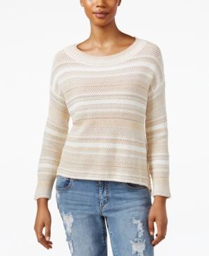 Rachel Rachel Roy Striped Scoop-neck Sweater