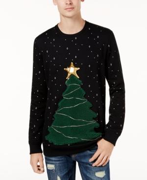 American Rag Men's Led Tree Fleece Sweater, Created For Macy's