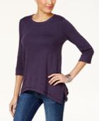Style & Co Layered-hem Top, Created For Macy's
