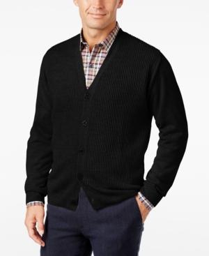 Weatherproof Men's Textured Cardigan