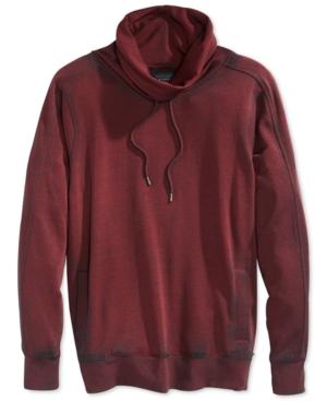 Guess Claxton Funnel-neck Heathered Sweatshirt