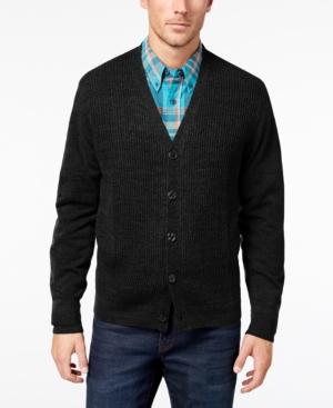 Weatherproof Vintage Men's Textured Front-button Cardigan