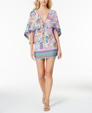 Trina Turk Jungle Beach Paisely-print Tunic Cover-up Women's Swimsuit