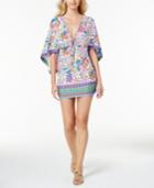 Trina Turk Jungle Beach Paisely-print Tunic Cover-up Women's Swimsuit