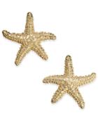 Charter Club Gold-tone Starfish Stud Earrings, Created For Macy's