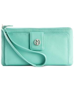Giani Bernini Softy Leather Medium Grab & Go Wallet & Wristlet, Only At Macy's
