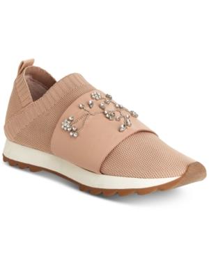 Nanette By Nanette Lepore Lourie Embellished Jogger Sneakers, Created For Macy's Women's Shoes