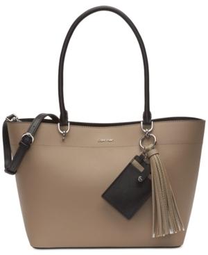Calvin Klein Susan Leather Tote