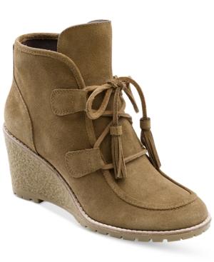 G.h. Bass & Co. Women's Teresa Lace-up Wedge Booties Women's Shoes