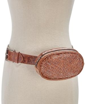 Steve Madden Studded Chevron-quilted Belt Bag
