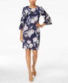 Charter Club Floral-print Shift Dress, Created For Macy's