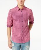 American Rag Men's Faded Check Shirt, Created For Macy's