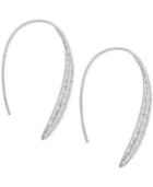 Lucky Brand Silver-tone Cuff Earrings