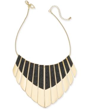 Thalia Sodi Gold-tone Sugar Glitter Statement Necklace, 16 + 3 Extender, Created For Macy's