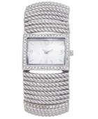 Charter Club Women's Silver-tone Stretch Bracelet Watch 42mm, Created For Macy's
