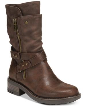 Carlos By Carlos Santana Sawyer Moto Booties Women's Shoes
