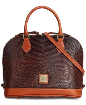 Dooney & Bourke Lizard Zip Zip Satchel