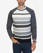Nautica Men's Stripe Panel Sweater