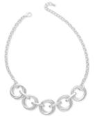 Charter Club Silver-tone Linked Rolling Knot Necklace, Only At Macy's