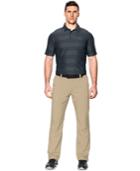 Under Armour Playoff Striped Performance Golf Polo
