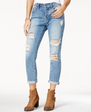 American Rag Ripped Santa Cruz Wash Girlfriend Jeans, Only At Macy's