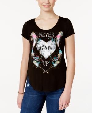 Self Esteem Juniors' Never Grow Up Graphic T-shirt