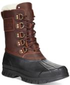 Polo Ralph Lauren Longhirst Duck-toe Shearling Snow Boots Men's Shoes