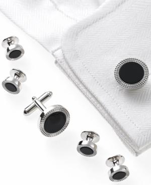 Geoffrey Beene Cufflinks, Circle Tuxedo Boxed Set