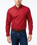 Club Room Men's Big And Tall Sheridan Tartan Shirt, Only At Macy's